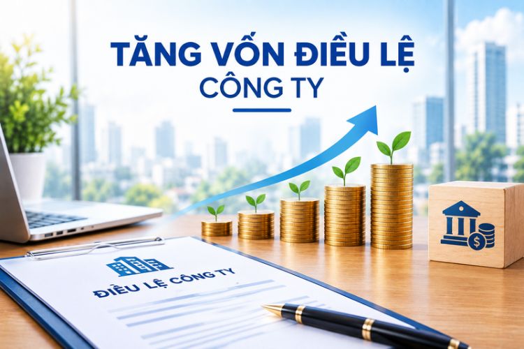 Tăng vốn điều lệ công ty 2026: Hồ sơ, thủ tục và những lưu ý 2 Tăng vốn điều lệ công ty 2026: Hồ sơ, thủ tục và những lưu ý