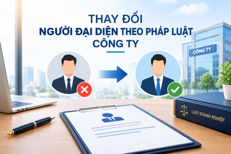 Thủ tục thay đổi người đại diện theo pháp luật công ty 2026 2 Thủ tục thay đổi người đại diện theo pháp luật công ty 2026