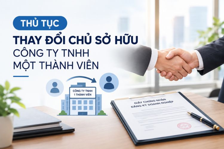 Thủ tục thay đổi chủ sở hữu công ty TNHH một thành viên 2026 2 Thủ tục thay đổi chủ sở hữu công ty TNHH một thành viên 2026