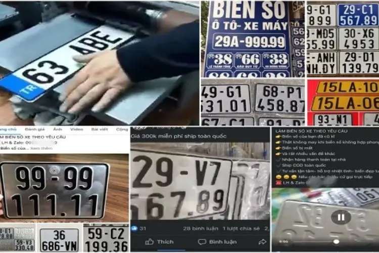 Sử dụng biển số giả bị xử phạt thế nào? 1 Sử dụng biển số giả bị xử phạt thế nào?