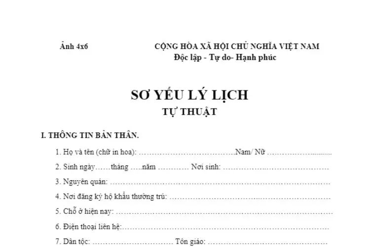 Sơ yếu lý lịch xin việc: Mẫu và cách viết chinh phục nhà tuyển dụng