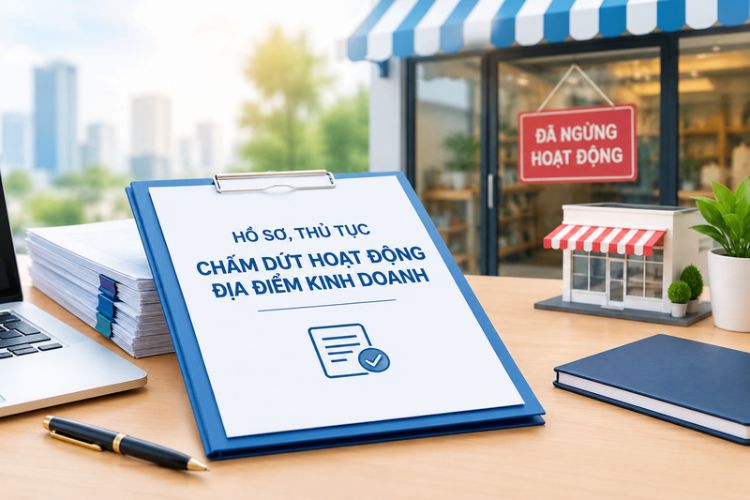 Hồ sơ, thủ tục chấm dứt hoạt động địa điểm kinh doanh 2026 2 Hồ sơ, thủ tục chấm dứt hoạt động địa điểm kinh doanh 2026