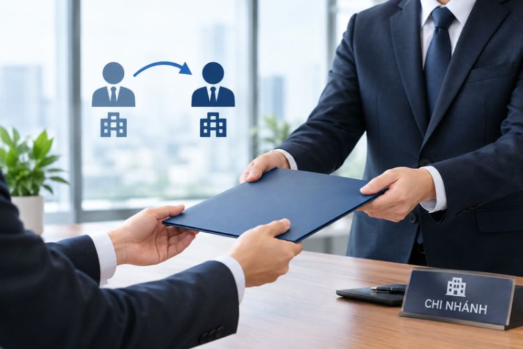Hồ sơ, thủ tục thay đổi người đứng đầu chi nhánh 2026 2 Hồ sơ, thủ tục thay đổi người đứng đầu chi nhánh 2026