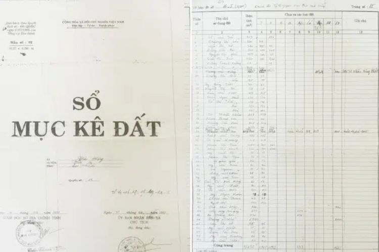 Sổ mục kê là gì? Giá trị pháp lý theo Luật Đất đai 2 Sổ mục kê là gì? Giá trị pháp lý theo Luật Đất đai