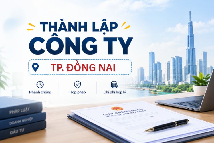 Thành lập công ty tại Đồng Nai 2026: Quy trình và thủ tục 2 Thành lập công ty tại Đồng Nai 2026: Quy trình và thủ tục