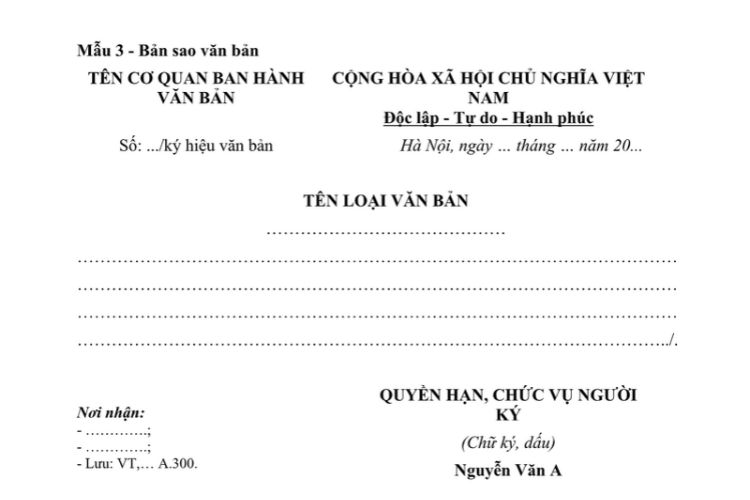 Mẫu Bản sao văn bản của Ủy ban Trung ương Mặt trận Tổ quốc Việt Nam 2 Mẫu Bản sao văn bản của Ủy ban Trung ương Mặt trận Tổ quốc Việt Nam