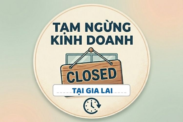 Thủ tục tạm ngừng kinh doanh tại Gia Lai mới nhất 2026 2 Thủ tục tạm ngừng kinh doanh tại Gia Lai mới nhất 2026