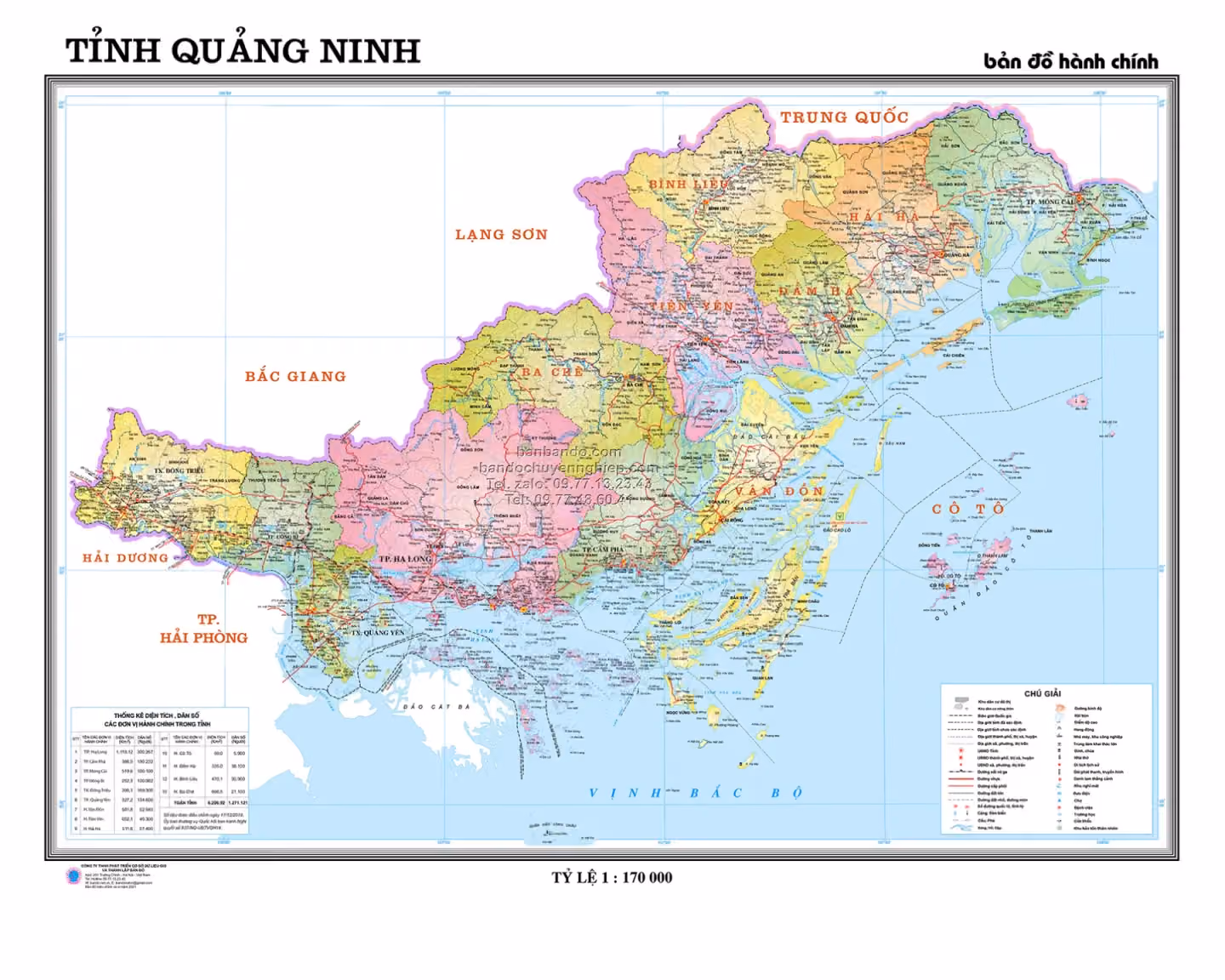 Bản đồ Thành phố Quảng Ninh